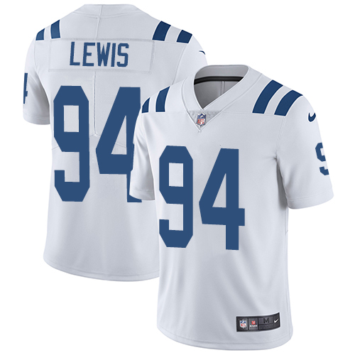 Nike Colts #94 Tyquan Lewis White Men's Stitched NFL Vapor Untouchable Limited Jersey - Click Image to Close
